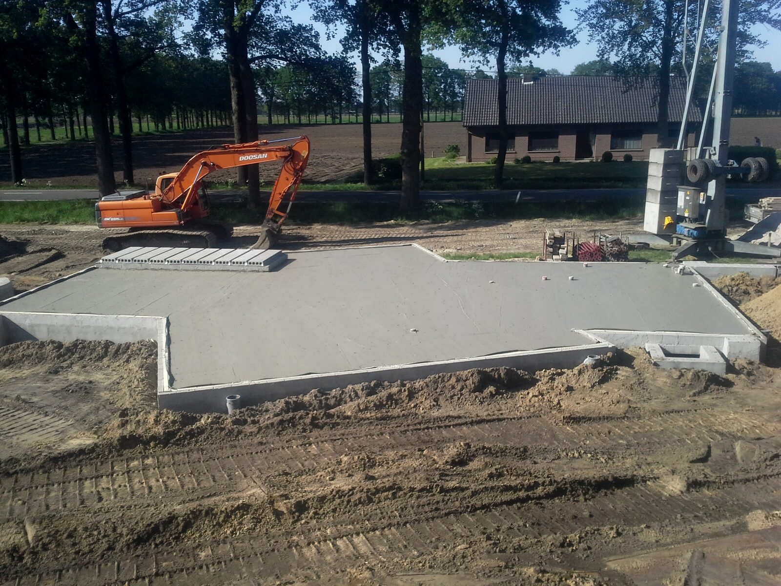 Funderingen & grondwerken realisatie 4